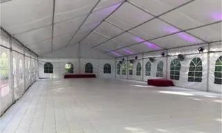 WHITE INTERLOCK TENT FLOORING