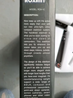 ROXANT ORIGINAL VIDEO CAMERA STABILIZER (NEW)