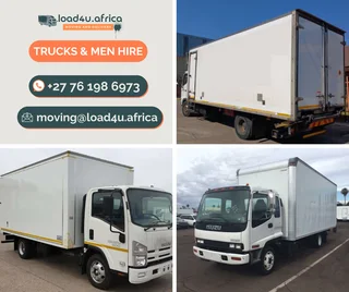 Closed Trucks 4T , 6T and 8 Ton Trucks For Furniture Moving