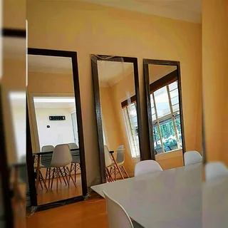 Smooth brown 2m door size mirrors