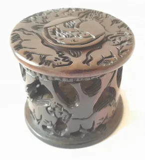 Wooden Coasters with Wildlife Designs &#43; Storage Box