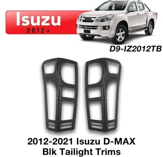 Isuzu Dmax Taillight Trims Black 2012-2021 At Motorized Styling