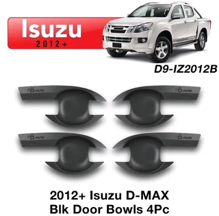 Isuzu Dmax Door Scratch Cups Black 4pc 2012+ At Motorized Styling