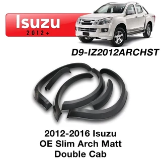 Isuzu Oe Slim Line Wheel Arch Matt Black 2012-2016 Double At Motorized Styling