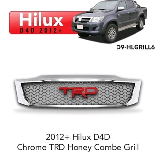 Hilux D4d 2012+ Chrome Trd Honey Combe Grille At Motorized Styling