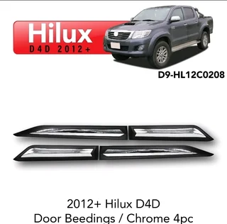Hilux D4d 2012+ Door Beedings/chrome 4pc At Motorized Styling