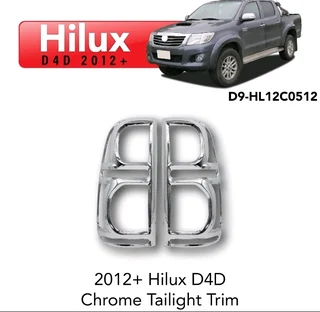 Hilux d4d 2012+ chrome taillight trims at motorizedstyling