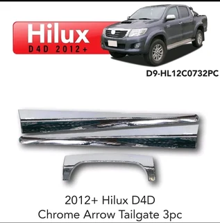 2012+ Hilux D4d Chrome Tailgate Arrow 3pc At Motorized Styling