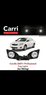Corolla 2007&#43; professional fogs with wiring available at Motorizedstyling