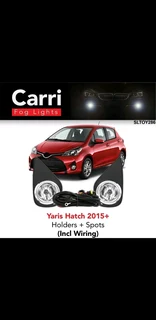 Yaris hatch 2015+ fogs with holders and wiring available at Motorizedstyling