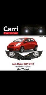Yaris Hatch 2009-2011 fogs with holders and wiring available at Motorizedstyling