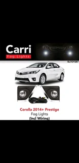 Corolla 2014+ prestige fog lights with wiring available at Motorizedstyling