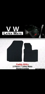 Caddy 2010+ 2 piece latex mats honeycombe available at Motorized styling