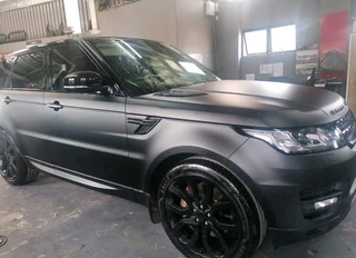 Full vehicle wrapping done at motorized styling