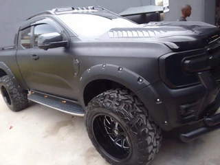 Full vehicle wrapping done at motorized styling