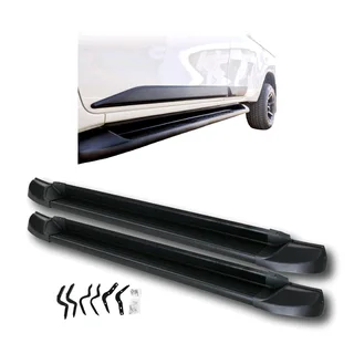 Motorized styling hilux 2016-2025 extended cab running boards black