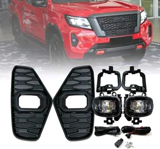 Nissan navara headlight/tail light guards, fog light kits available at Motorized styling
