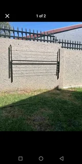 Wall mounted foldable washing lines