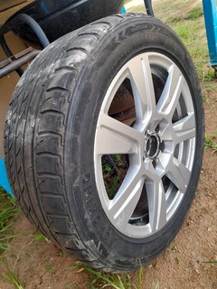 2010 A6 1 x rim and tyre size 225/50/R17
