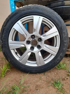 2010 A6 1 x rim and tyre size 225/50/R17