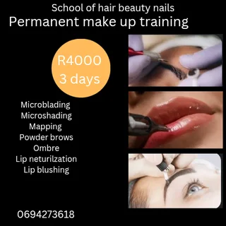 Lip blushing training