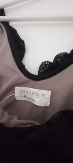 Black Maxi Length Lace Dress