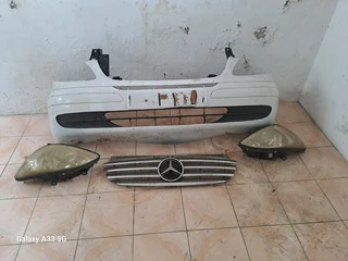 Mercedes vito bumper, lights and grill