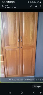 Solid oak doors