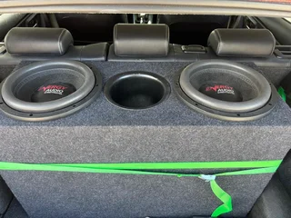 10” double subwoofer box