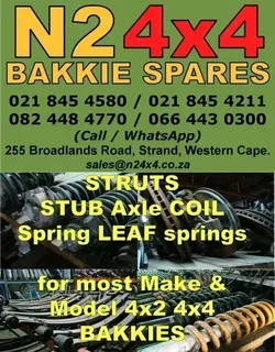 Strut Stub Axle Coil Spring Leaf Springs For Most Make &amp; Model 4x2 4x4 Bakkies |sh|48