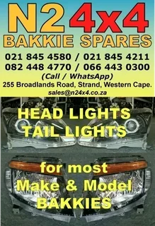 Head Lights And Tail Lights For Most Make & Model Bakkies |op|39