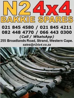 Leaf Springs And Suspension Parts For Most Make & Model 4x2 4x4 Bakkies |sh|367