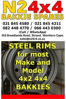 Bakkie Steel Rim Wheels For Most Make And Model 4x2 4x4 Bakkies.|wh|483
