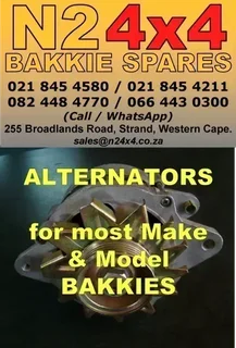 Alternator For Most Make & Model 4x2 4x4 Single Cab Double Cab Bakkies |ae|49