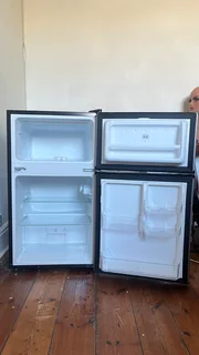 Midea 87L Double Door Bar Fridge  Silver