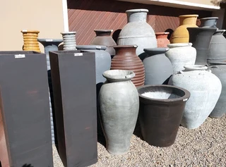 Garden Cement Pots at FACTORY prices