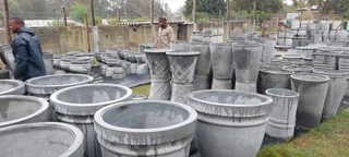 Garden Cement Pots at FACTORY prices
