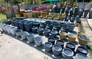 Garden Cement Pots at LOWEST prices ::: Nursery