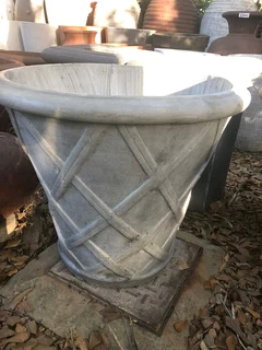Garden cement pots ::: Nursery