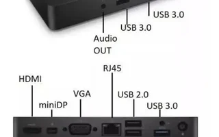 Dell Business Dock WD15 - Docking Station With Power Adapter