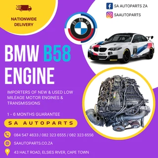 BMW B58 140i 240i 340i 440i 540i motor engine for sale