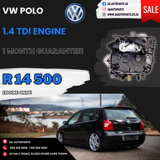AMF VW POLO 1.4 TDI motor engine for sale