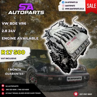 VW 2.8 VR6 24V BDE Motor Engine for sale
