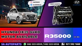 Hyundai IX35 petrol 2L G4KD motor engine for sale