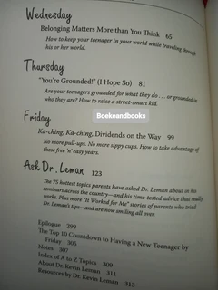 Have A New Teenager By Friday - Dr Kevin Leman.