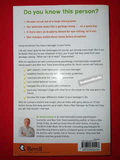 Have A New Teenager By Friday - Dr Kevin Leman.