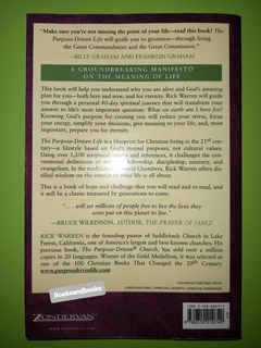 The Purpose Driven Life - Rick Warren - What On Earth Am I Here For?