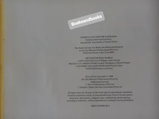 The South African Car Book - AA RSA.