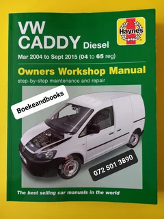 VW Caddy Diesel - Mar 2004 To Sept 2015 (04 to 65 reg) - Haynes - Owners Workshop Manual - 6390.