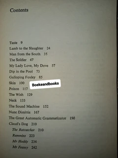 Someone Like You - Roald Dahl.